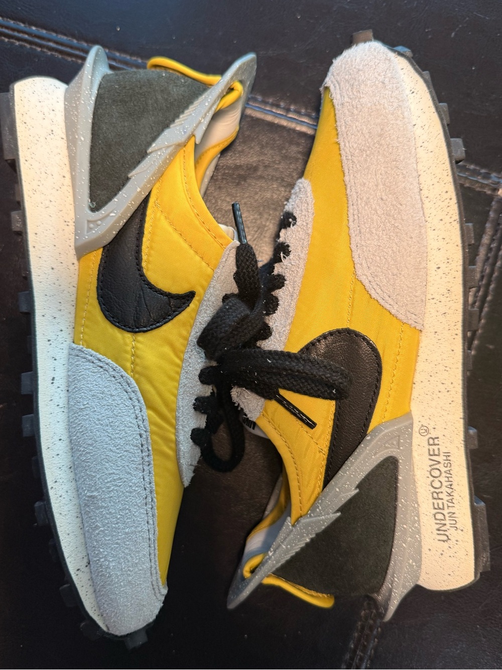 Nike Kids Yellow, Black & Gray Sneaker